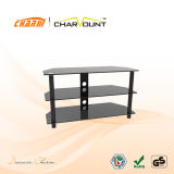 Classial 2 Tiers Tempered Glass Stand for TV (CT-FTVS-K103BS)