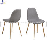Modern Type Hot Transfer Metal Legs Fabric Cover Dining Chair