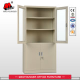 Hot Sale Kd Glass and Metal Swing Door Office Furniture Storage Filing Cabinet