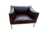 Elegant Office or Lobby or Lounge Area Leather Sofa (PS-016)