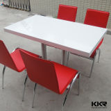 Kingkonree Solid Surface Restaurant Dining Table