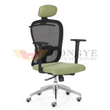 Made in China Mesh Swivel Headrest Office Chair with Leather Seat for Office Furniture
