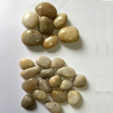 White High Polished Natural Cobble &Pebble Stone (SMC-PW049)