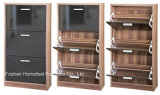 3 Drawers High Gloss Convenient Shoe Cabinet (HHSR01BT)
