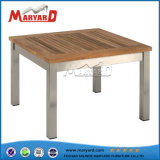 Big Size Stainless Steel Wooden Dining Table