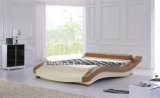 Australia Style Modular Bedroom Leather Waved Bed