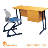School Teacher Table with Chair of Educational Furniture