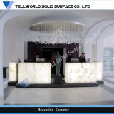 Contemporary Design LED Light Commercial Salon Reception Counter (TW-MART-075)