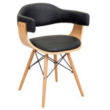 Eames Style Fabric Bentwood Dining Chair W17812