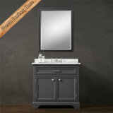 Fed-1686A Navy Gray Solid Wood Bathroom Vanity Top Quality Bath Cabinet