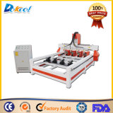 4 Heads CNC Machine Flat Rotary for Wood Cylinder Materials for Sale