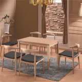 Supply Modern Restaurant Wood Long Tables and Chairs (SP-CT723)