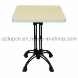 Durable Square Restaurant Furniture Table with Retro Style Table Leg (SP-RT143)