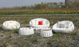 Bubble Weaving PE Rattan Wicker Outdoor Furniture Bg-807