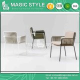 Tape Chair Patio Dining Chair New Design Garden Furniture Stackable Chair Aluminum Chair (Magic Style)
