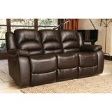 Modern Leather Sofa with Coffee Color