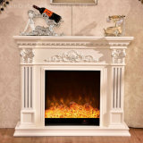 Ce Approved Home Furniture Wood European Style Electric Fireplace (328)