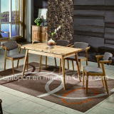 High-Quality Wooden Restaurant Furniture Set with Fabric Armchair (SP-CT781)