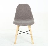 Modern Fabric Cafe Restaurant Wooden Chair