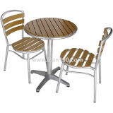 Indoor & Outdoor Polywood Table & Chair Patio Furniture (pwc-350)