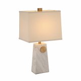 Modern Table Lamp Candle Lamp with Fabric Lamp Shade