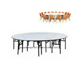 Wholesale PVC Hotel Folded Round Banquet Hall Catering Table (JY-T05)