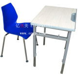 Classroom Moulded Adjustable Student Desk with Plastic Chair