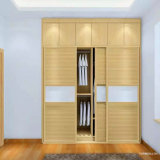 Customised Modern Wood Grain Style Melamine Wardrobe Furniture