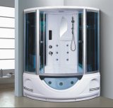 1350mm Sector Steam Sauna with Jacuzzi and Shower (AT-G8846)