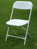 White Metal Frame Beach Folding Chairs for Outdoor Party