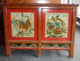 Chinese Antique Furniture Old Painted Cabinet Lwc387