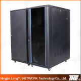 Network Cabinet with Temper Glass Door Front with Arc Mesh Frame