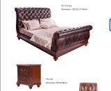 Top Grain Leather Bed