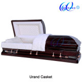 Top-Selling Us Style Wholesale Wooden Velvet Casket and Coffin