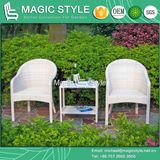 Patio Coffee Set Balcony Wicker Dining Chair Rattan Dining Chair (Magic Style)