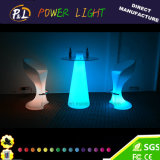 Rechargeable Flashing LED Furniture Plastic Bar Table
