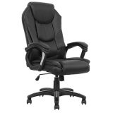 Rotary Leather Cover Office Executive Director Swivel Desk Chair (FS-2017)