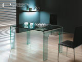 Modern Clear Glass Dining Table Popular in India Market