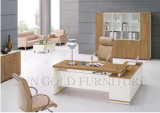 Elegant Office Table Rectangular Executive Desk Melamine Furniture
