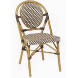 Aluminum Frame Wicker Bamboo Look Dining Chair (BC-08004)