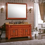 Classic Style Bathroom Cabinet Made of Solid Wood