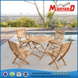 100% Solid Wood Garden Furniture Folding Teak Chairs & Dining Table