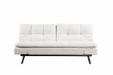 Modern Design Faux Leather PU Metal Frame Sofa Bed for Hotel or Home Living Room