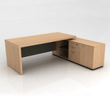E0/P2 Grade High Quality Luxury Office Executive Desk Melamine Office Desk (RM802-181L)