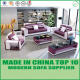 Modular Wooden Sofa Furniture Soft Leather Sectional Couch