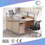 Modern Hot Sale Two Seats Office Workstation Computer Table with Drawers (CAS-W1888)