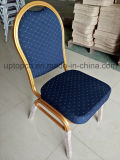 New Design Armless Metal Leg Restaurant Upholstered Chair (SP-LC808)