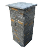 Natural Slate Stone Cement Column/Pillar (SMC-PC004)