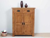 Oak Wood Shoe Cabinet High Quality Goods Cabinet (M-X1042)