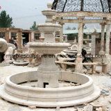 Beige Stone Sculpture Marble Fountain for Garden Decorate (SY-F064)